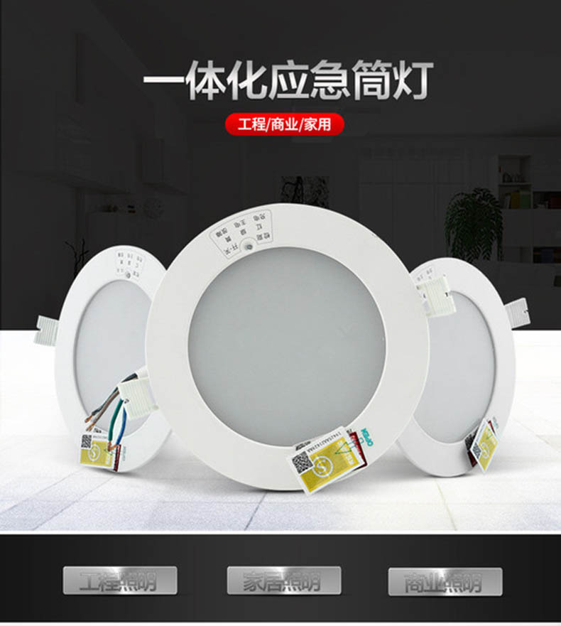 π拿斯特 消防应急照明灯 一体化筒灯/应急筒灯(3.5寸