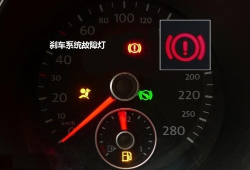 汽车仪表盘指示灯图解与故障灯图解