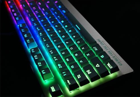  机械键盘怎么调灯光？