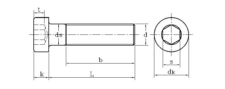 9级din7984内六角薄圆柱头螺钉,m10-1.5x16,发黑,200个/盒
