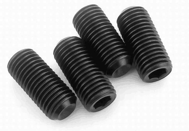 鹏驰五金 din913-45h内六角平端紧定螺钉,m4-0.7x6,发黑,5000个/盒